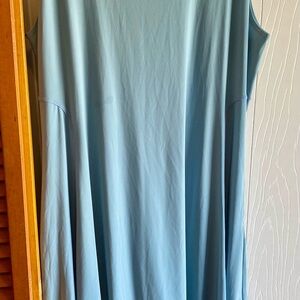 Elegant Blue Midi Dress